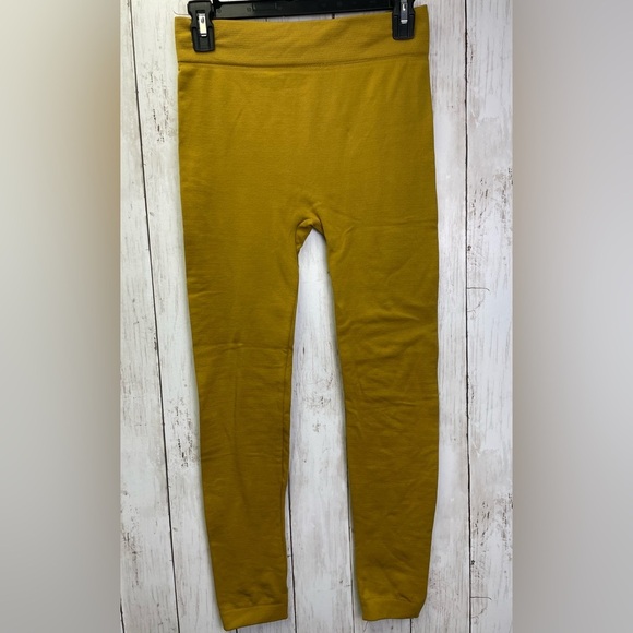 Pack of Three Leggings Brown/Blue/Mustard Size Small - Picture 15 of 16